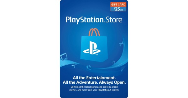 25 gift card ps4